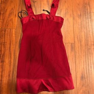 Bebe Red Dress XS Never Worn