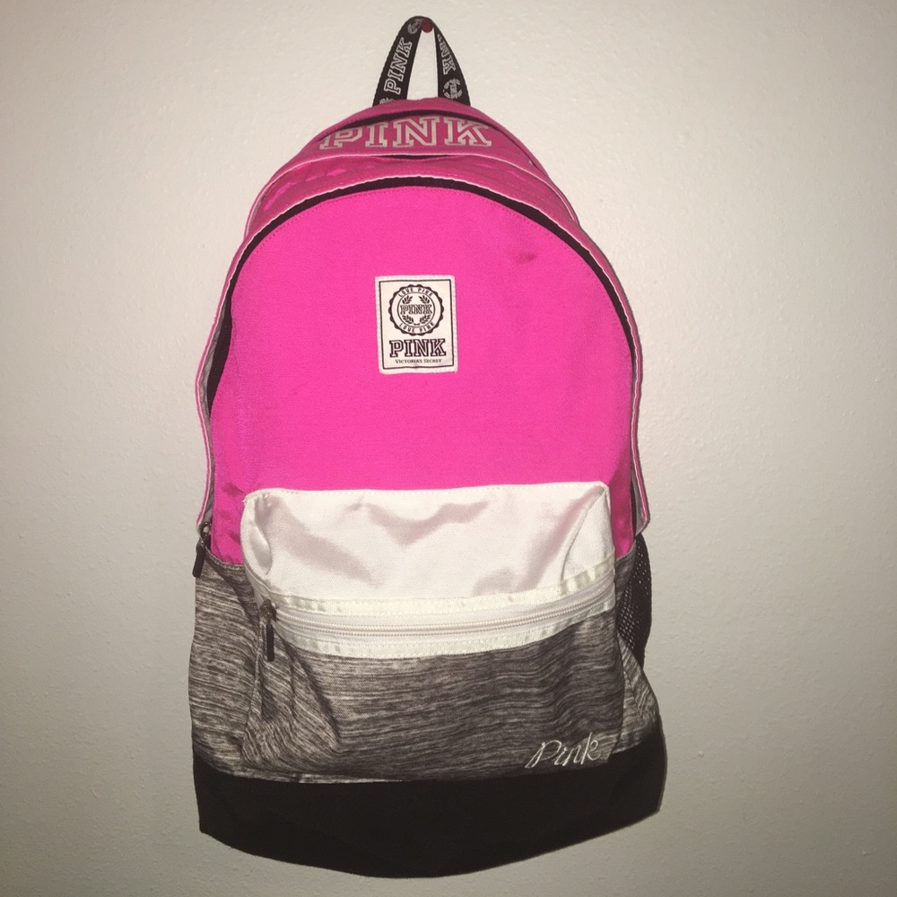 pink backpack
