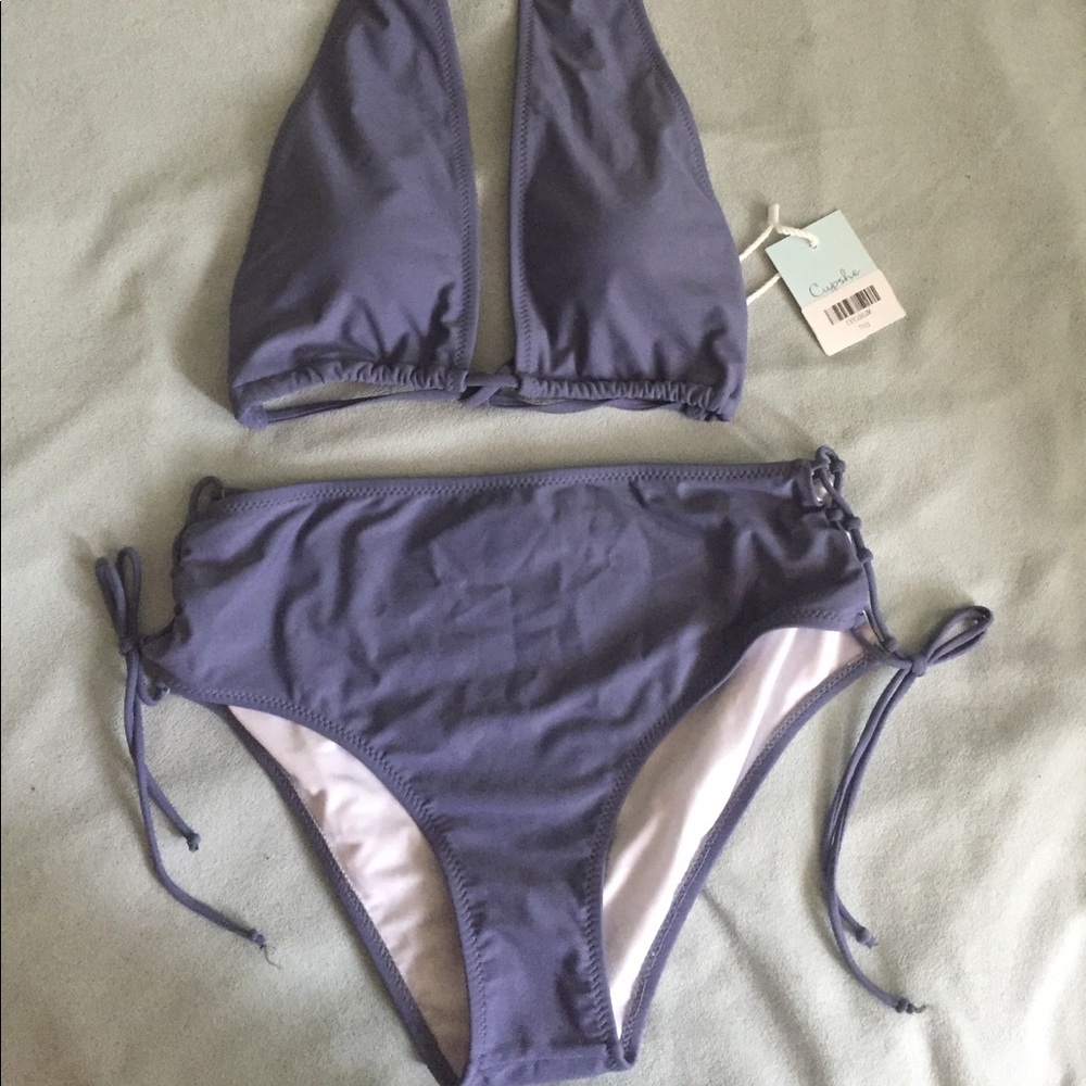 High waist swim suit