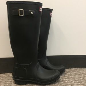Black Hunter Original tall Rain Boot size 7