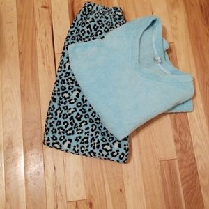 Victoria's Secret Pink fleece pj set