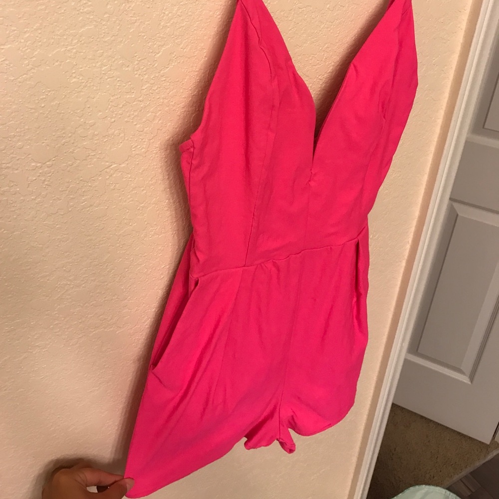 Hot Pink Romper - Picture 5 of 10
