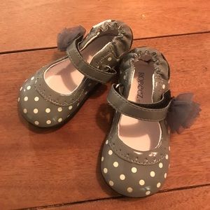 Baby polka dot shoes