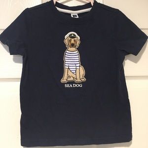 Janie and Jack Sea Dog little boys tee size 3