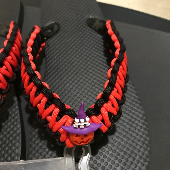 Handmade Halloween Flip Flops - Picture 2 of 4