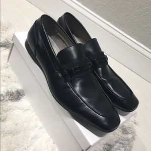 Calvin Klein Black male slip on dress shoe