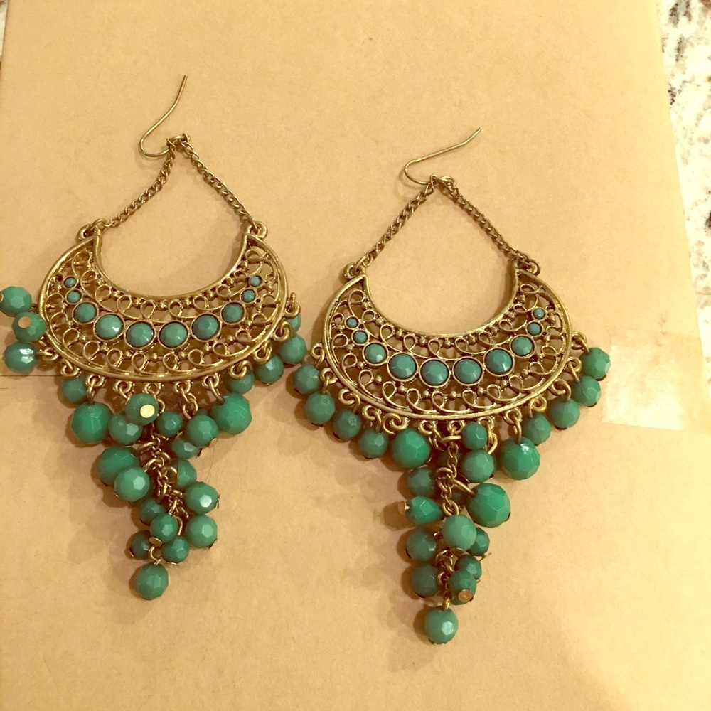 Emerald Green Earrings!