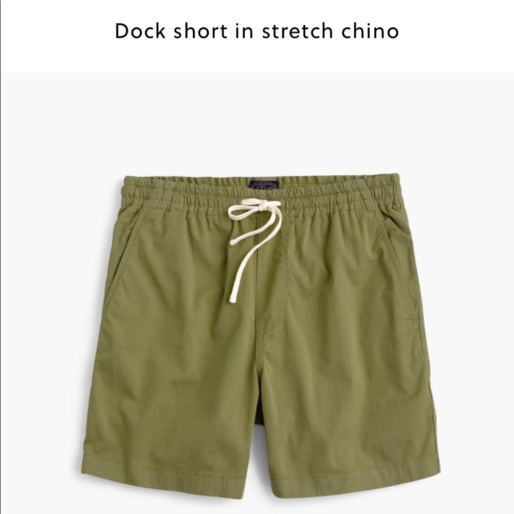 J. Crew Men's Dock Short in Stretch Chino - XS