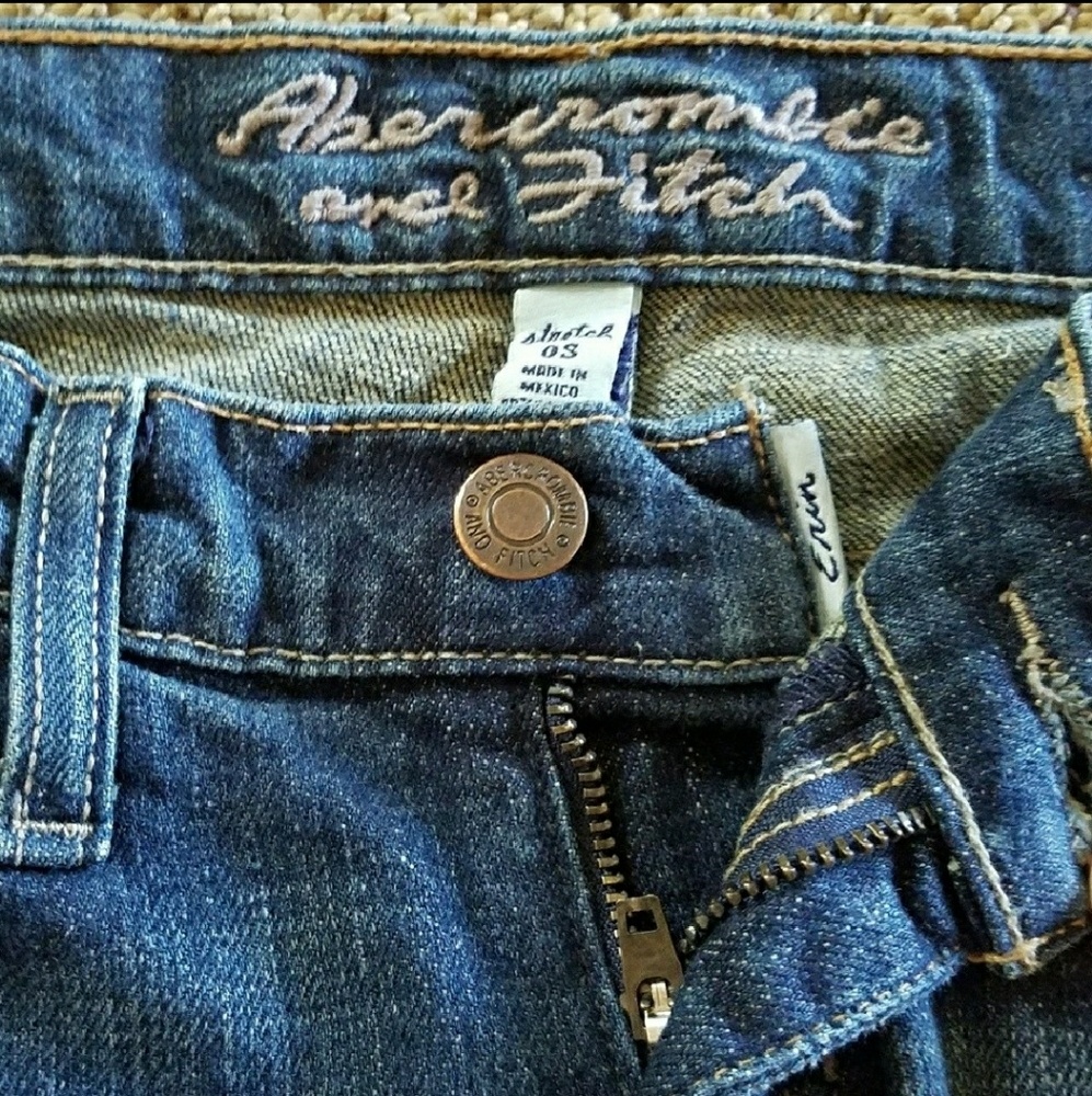 Abercrombie Erin stretch straight leg jeans sz 0