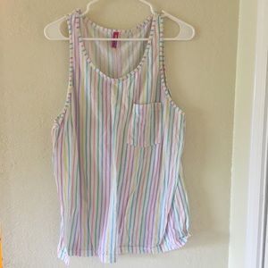 American Apparel Rainbow Striped Top