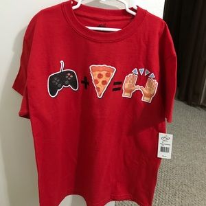 Boys Size Medium Emoji Equation T-shirt