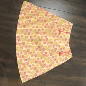 Elevenses Flower Print Skirt