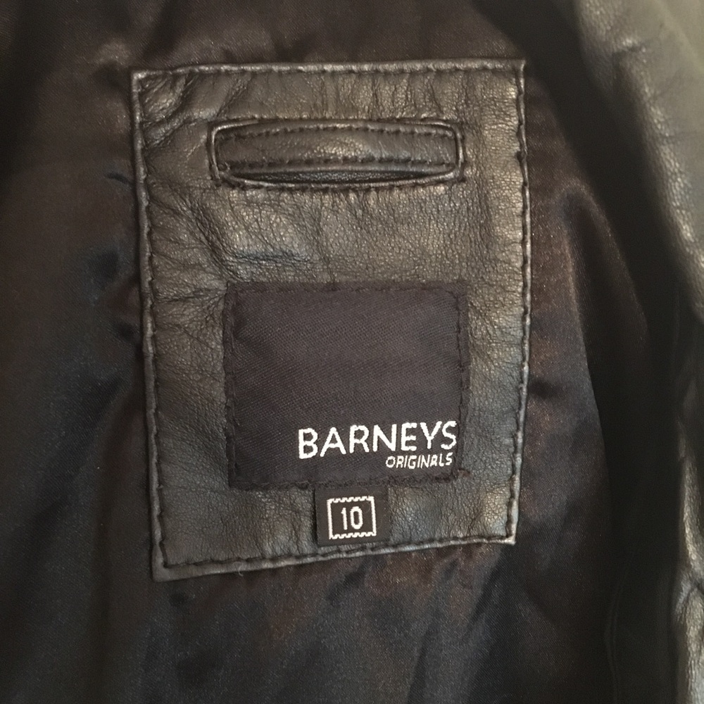 ❌SOLD❌Genuine leather bomber jacket - Picture 6 of 8
