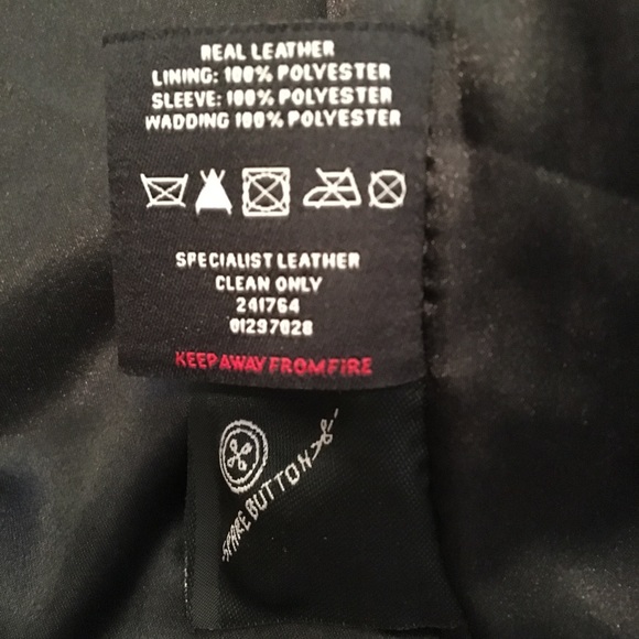 ❌SOLD❌Genuine leather bomber jacket - Picture 8 of 8