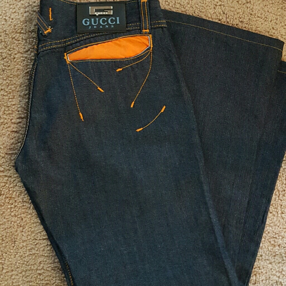 🎷🎷Host Pic Authentic Gucci Jeans,  dark wash