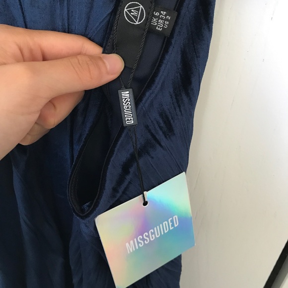 NWT ASOS Velvet Swing Dress - Picture 7 of 7