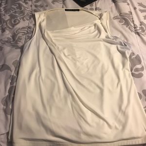 White Ivanka Trump tank top