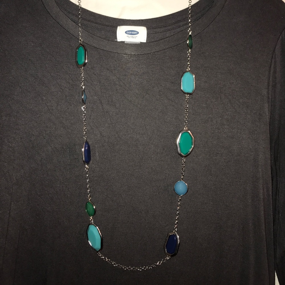 Blue and green necklace from Premier Designs