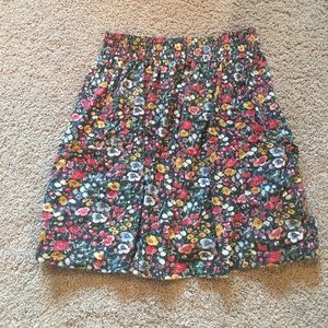 Super cute floral skater skirt