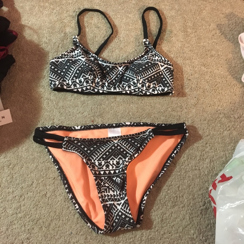 Target caged bathing suit (top and bottom)
