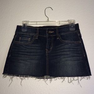 Denim jean skirt