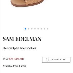 San Edelman henri open toe bootie💖