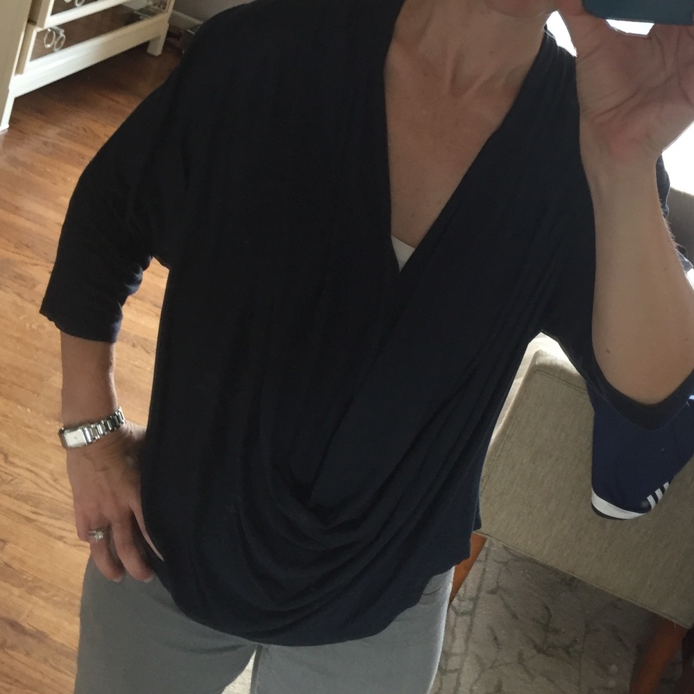 Navy Ann Taylor shirt