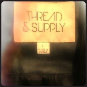 Red and Black Women Biker Jacket