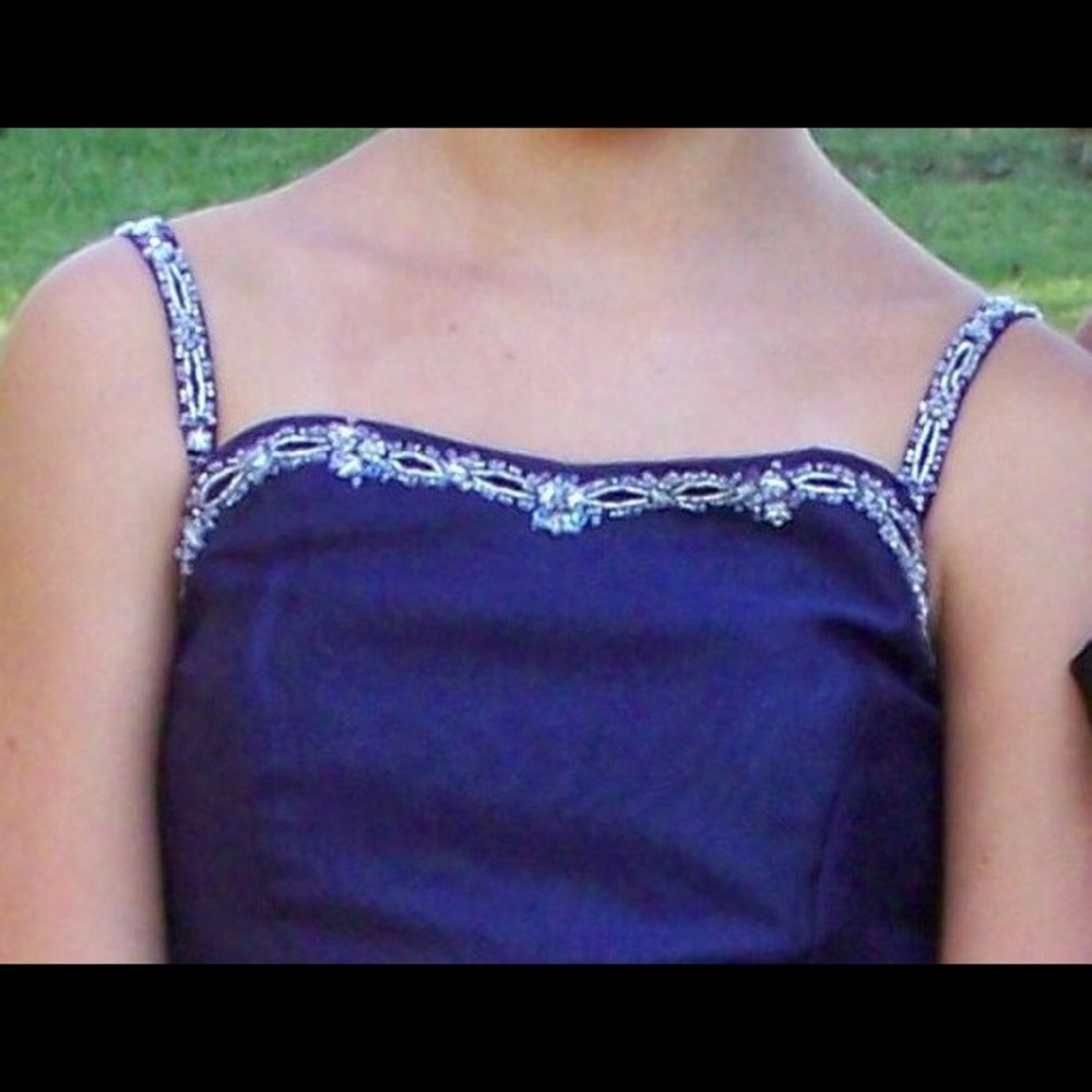 Purple cocktail/homecoming dress size girls’ 10/12