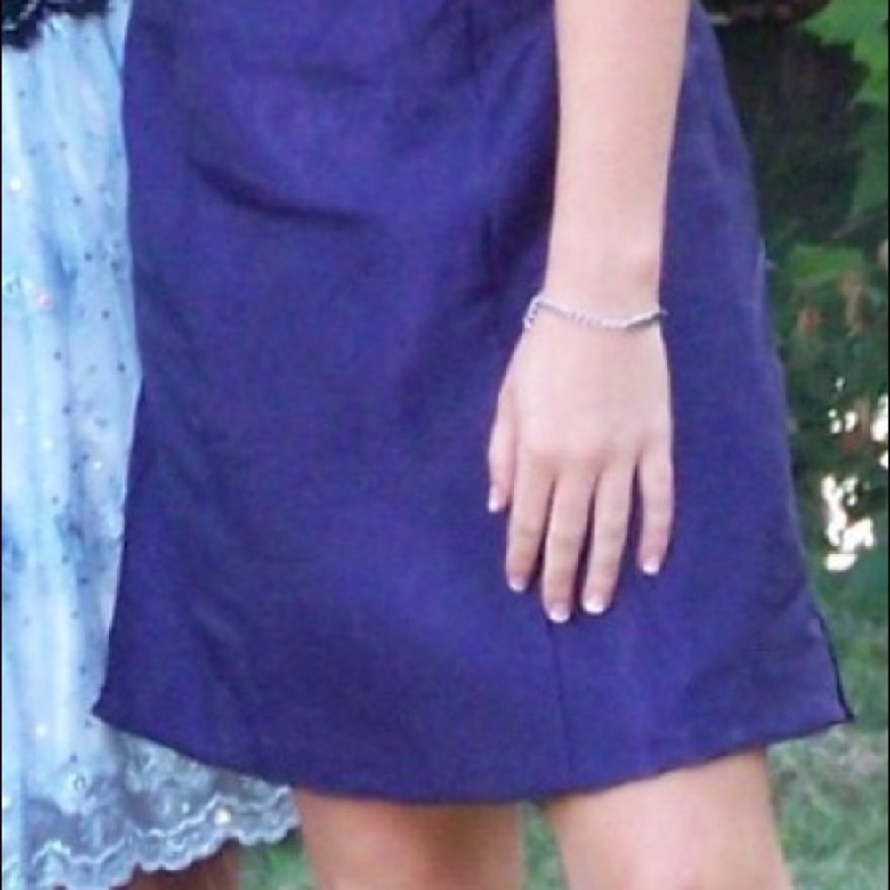 Purple cocktail/homecoming dress size girls’ 10/12 - Picture 2 of 8