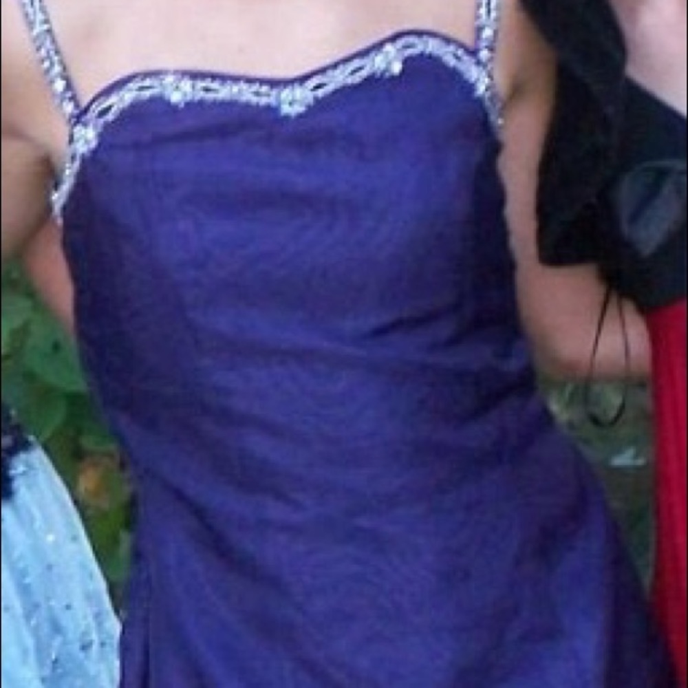 Purple cocktail/homecoming dress size girls’ 10/12 - Picture 3 of 8