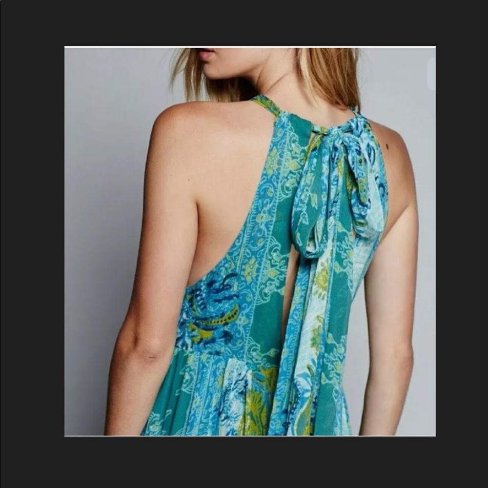 HPFree People Halter Paisley Maxi  Retail $198 - Picture 5 of 5