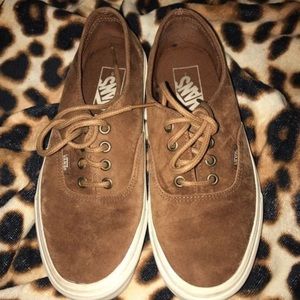 Brown suede vans