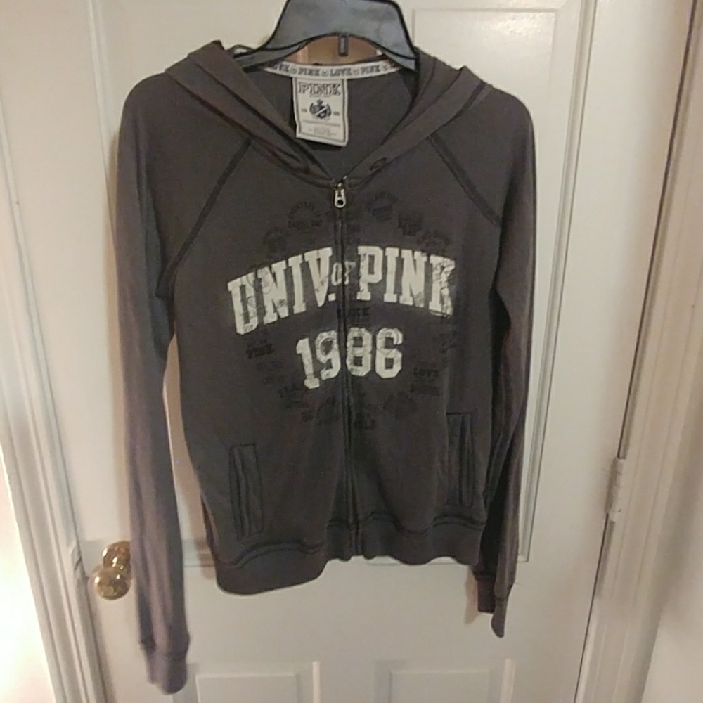 VS pink light weight hoodie