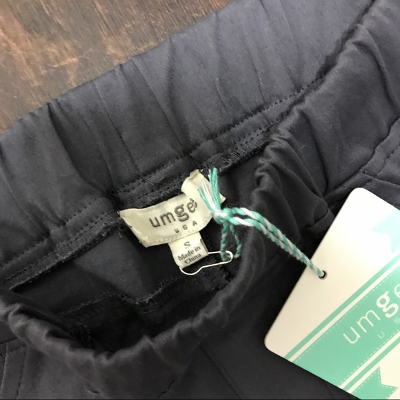 Umgee brand charcoal Moto Jeggings - NWT boutique - Picture 4 of 6