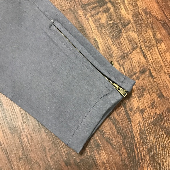 Umgee brand charcoal Moto Jeggings - NWT boutique - Picture 6 of 6