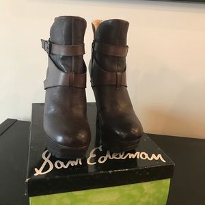 Sam Edelman "Valentina" Leather Bootie