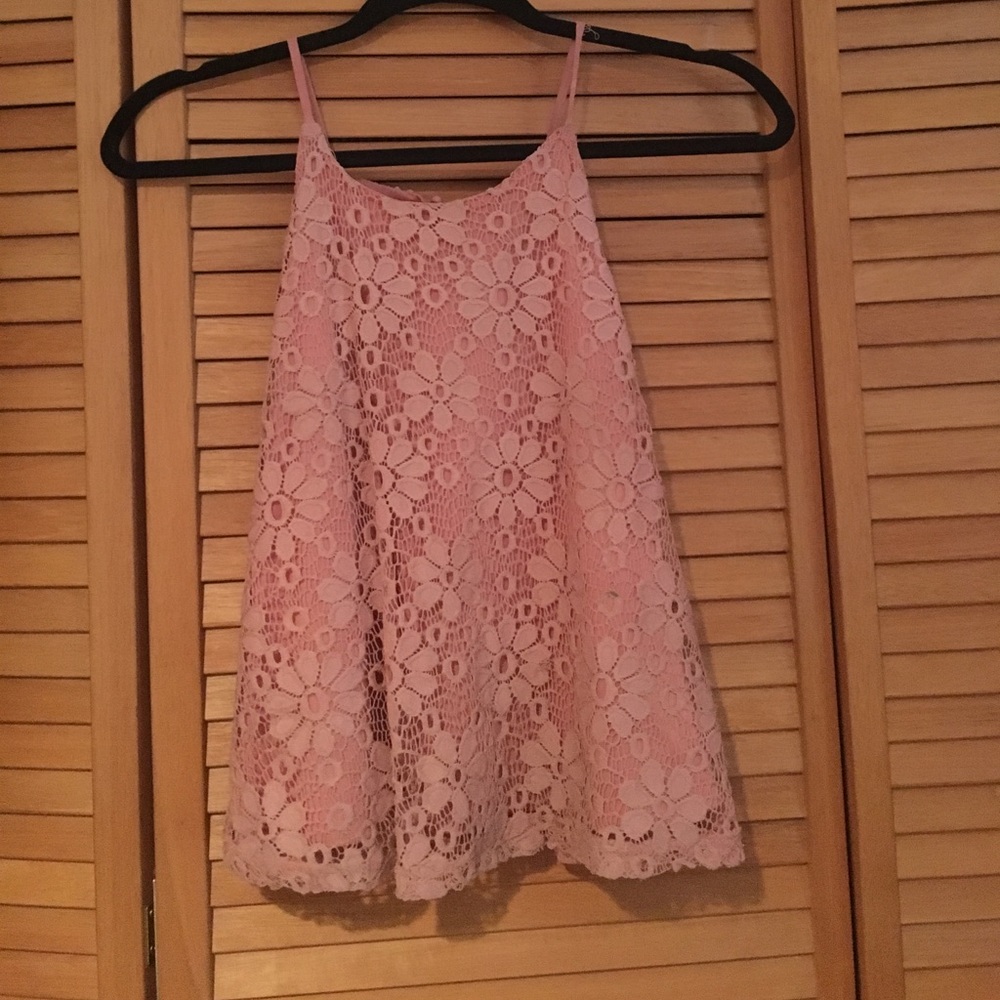 Forever 21 light pink tank top