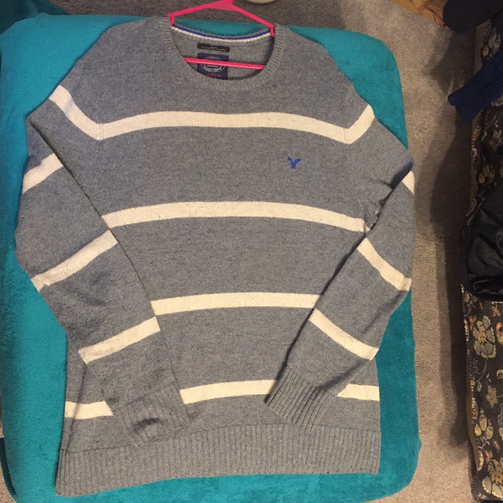 American Eagle Mens Athletic Fit Crew Neck Sweater