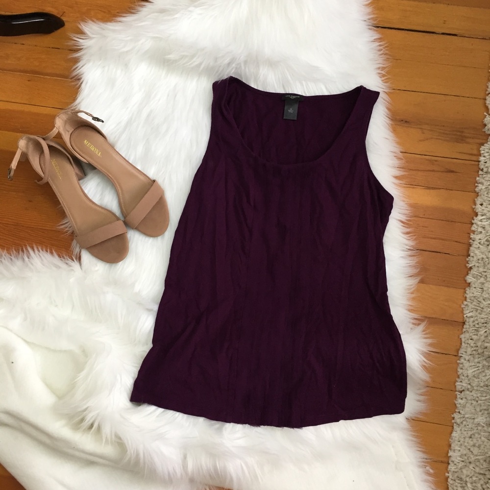 Ann Taylor Pleated Tank