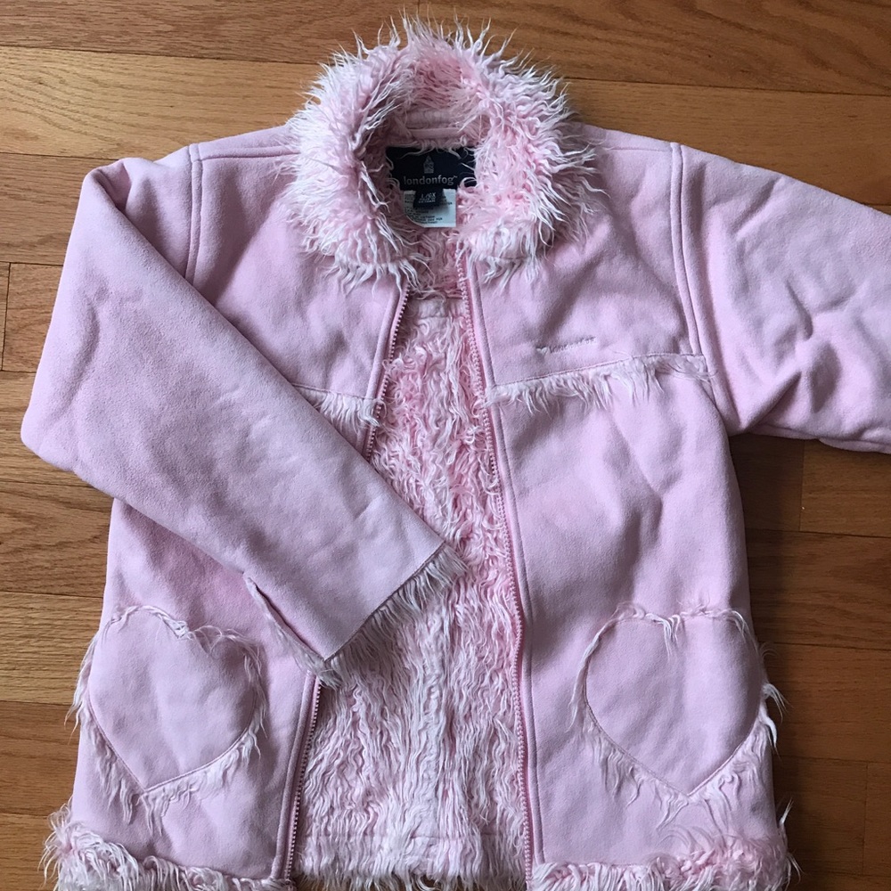 LONDON FOG pink kids jacket