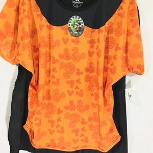 Minnie Mouse halloween shirt with cape