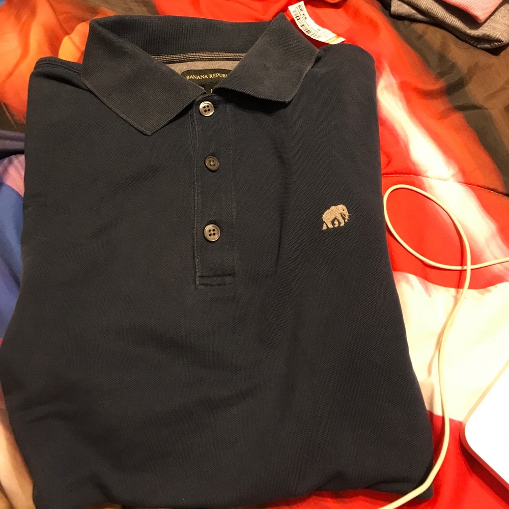 Banana Republic navy blue Polo sz. M