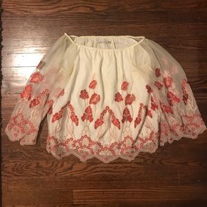 Alice + Olivia floral blouse