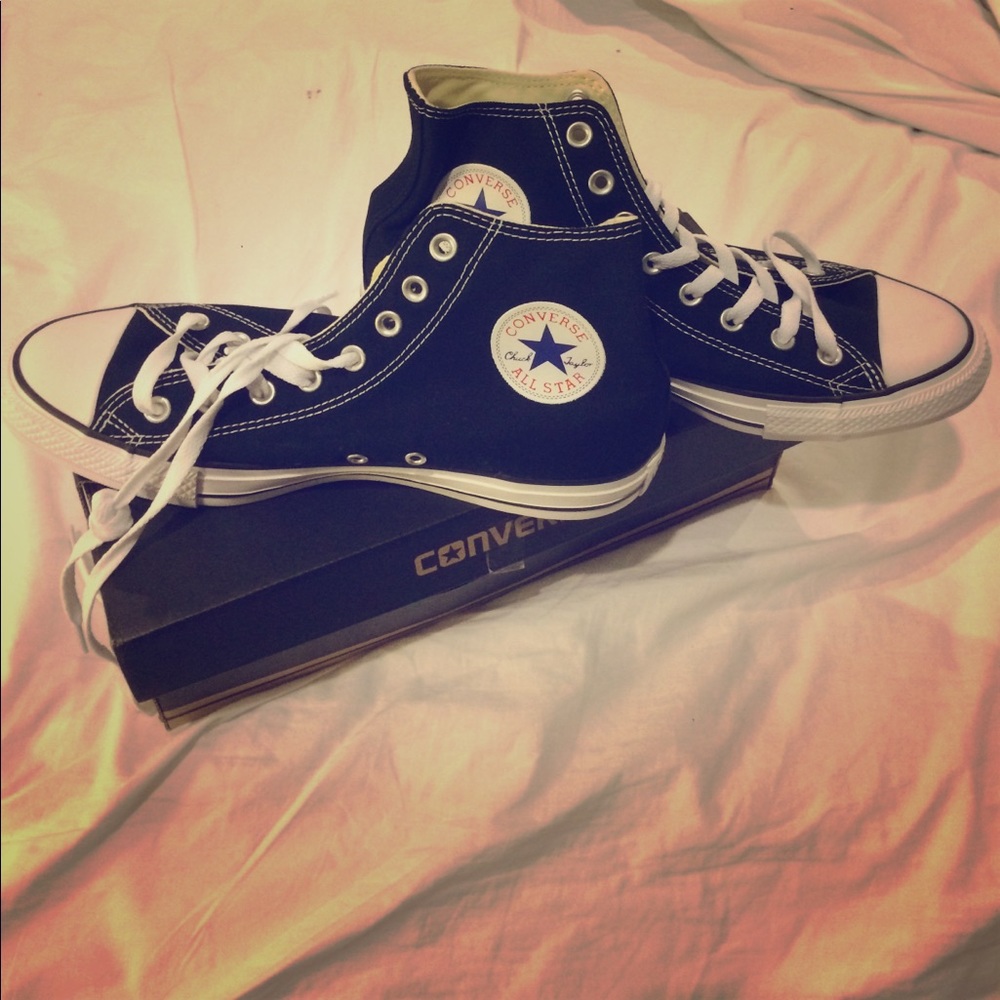 Black Converse Hightop Sneakers