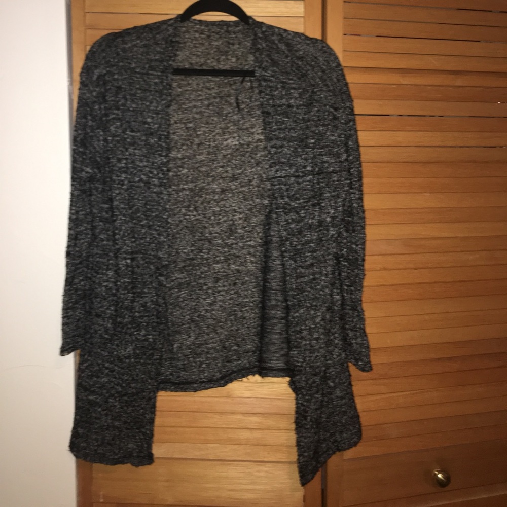Black and grey cardigan