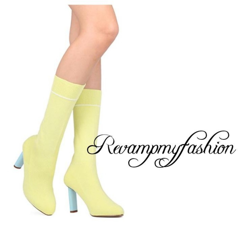 Yellow Stretch Boot