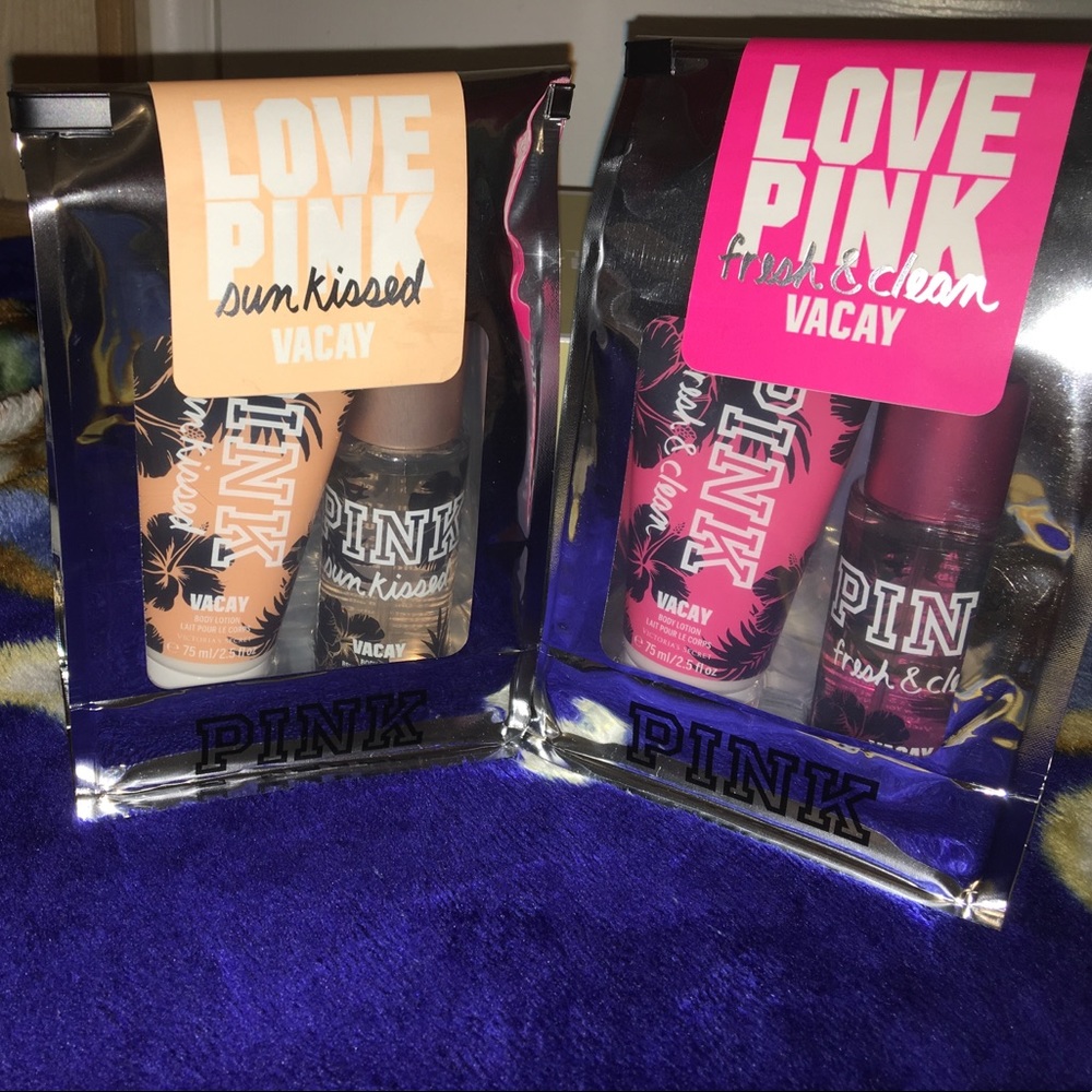 New body mist and body lotion