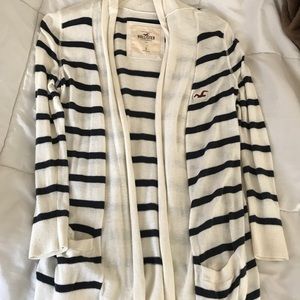 Hollister striped cardigan/sweater
