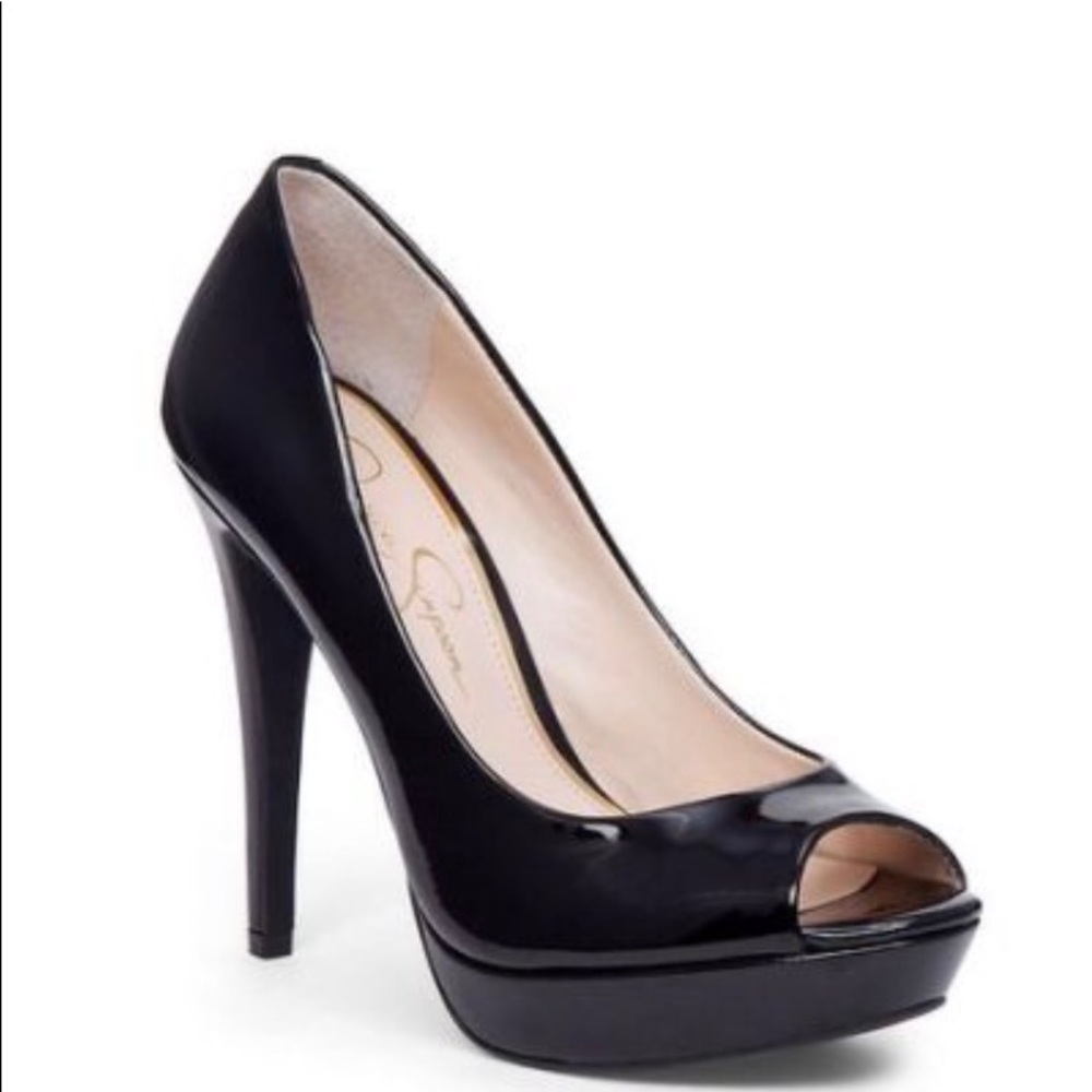 Jessica Simpson black heels